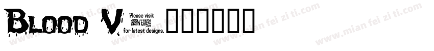 Blood V2字体转换